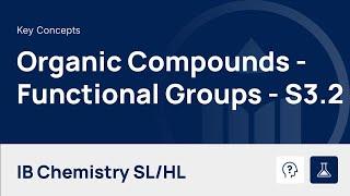 Classification of Organic Compounds - Functional Groups video thumbnail