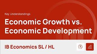 Economic Growth vs. Economic Development video thumbnail